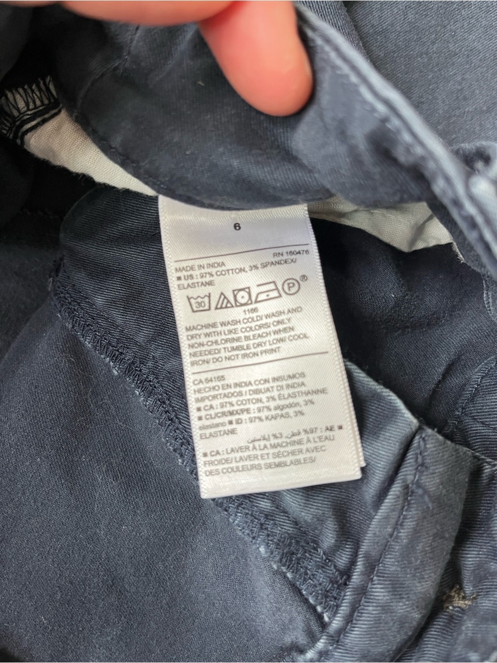 OLD NAVY Bundle of Skinny Fit Pants in Navy and Black size 6 - Picture 6 of 11